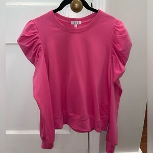 TCEC pullover sweater in hot pink